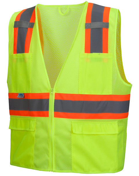 Chaleco de seguridad para topógrafo Pyramex Tipo R Clase 2 Chaleco de seguridad para topógrafo Pyramex Tipo R Clase 2